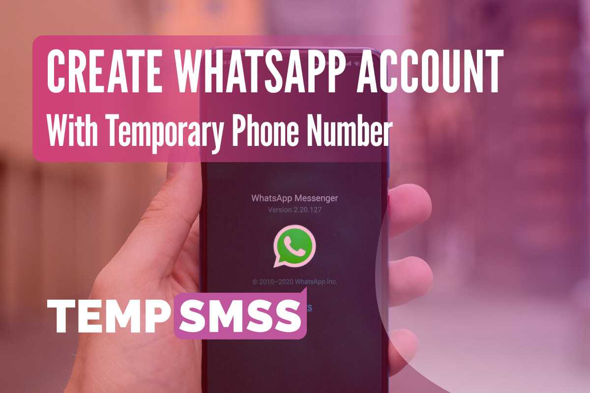 Create WhatsApp With Temporary Phone Number