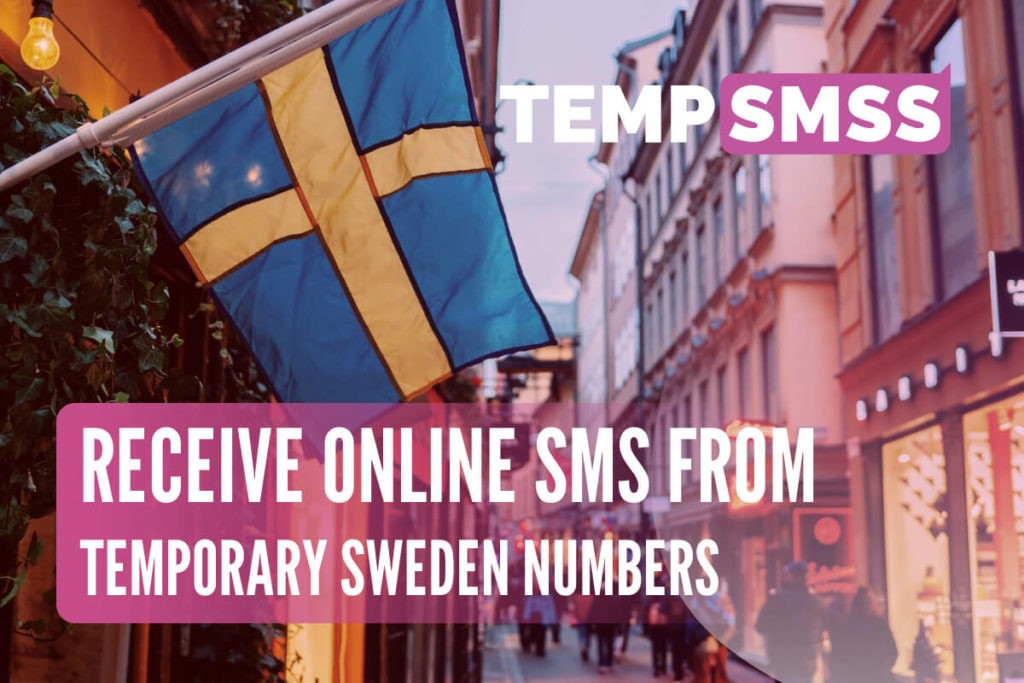 receiving online SMS from temporary Sweden numbers